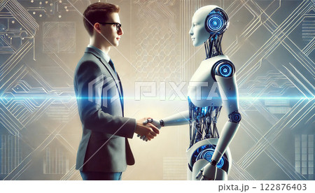 AIと人間の共存 122876403