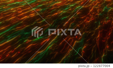 Radiant golden electric streams flow fluidly, exuding a warm, futuristic energy of luxury power or technology background Radiant golden electric streams flow fluidly, exuding a warm, futuristic energy of luxury power or technology background 122877004