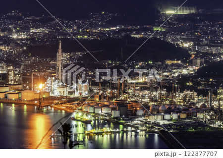 徳山　周南市沿岸部の夜景　山口県周南市 122877707
