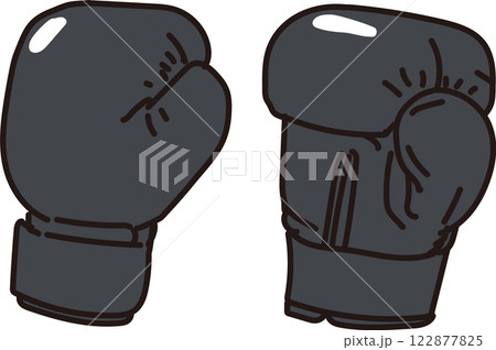ボクシンググローブ_black ボクシンググローブ_black 122877825