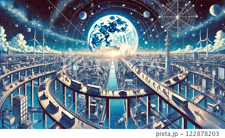 時空断層:過去と未来が交錯する不安定な領域 時空断層:過去と未来が交錯する不安定な領域 122878203