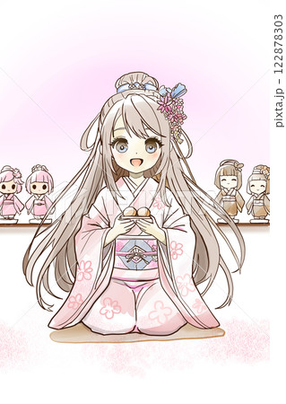 女性ひな祭り 122878303