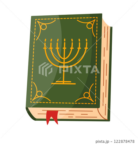 Torah Book Hand drawn trendy flat style isolated icon Israel Religion book Torah Book Hand drawn trendy flat style isolated icon Israel Religion book 122878478