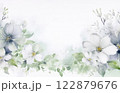 Spring flower background in pastel colors 122879676