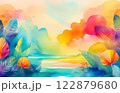 Spring flower background 122879680
