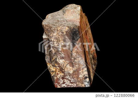 macro stone mineral jasper on black background 122880066