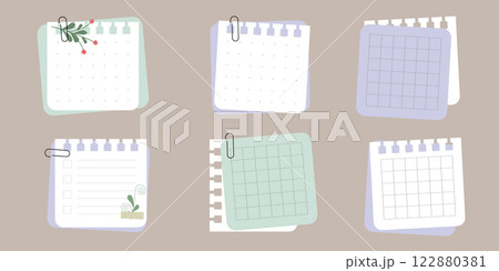 Bullet journal template. Weekly, daily planer. Mental health planer.  122880381