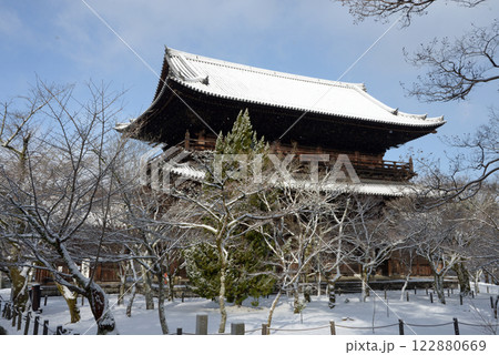 雪の南禅寺 三門 京都市左京区 雪の南禅寺 三門 京都市左京区 122880669