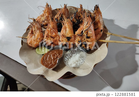 Fresh seafood at Gili T night market Fresh seafood at Gili T night market 122881581