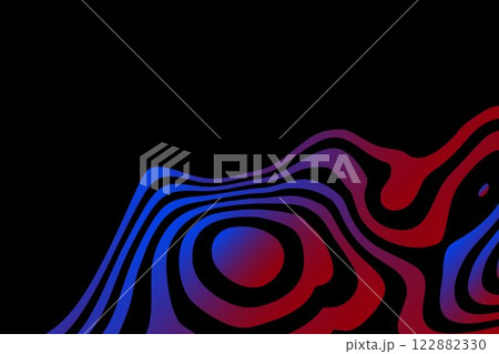 Abstract background with colorful waves. Psychedelic style. Eps 10 122882330