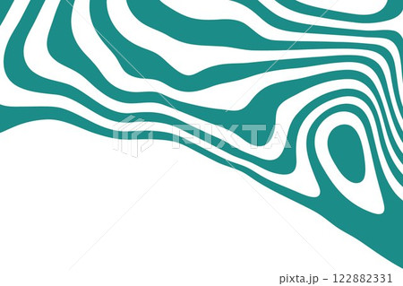 Abstract background with green waves. Eps 10 122882331