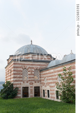 Facade of Mosque in Uskudar, asian side of Istanbul, Turkey 122883391