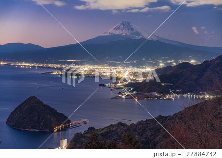 【静岡県】発端丈山から眺める富士山・夕景 【静岡県】発端丈山から眺める富士山・夕景 122884732