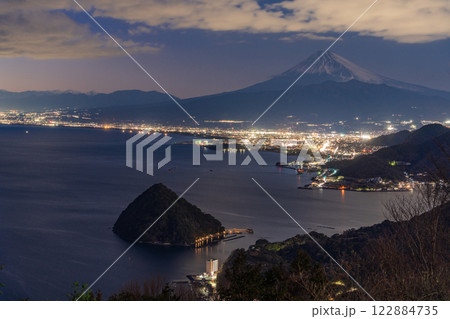 【静岡県】発端丈山から眺める富士山・夕景 122884735
