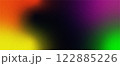 Abstract grainy gradient background blending orange, yellow, green, purple, and black tones, with a smooth and artistic, noise texture design. 122885226