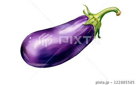 なすびのイラスト素材（AI生成素材） 122885585