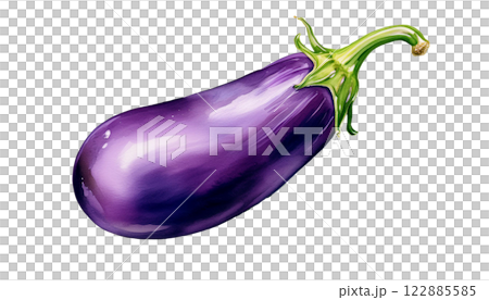 なすびのイラスト素材（AI生成素材） 122885585