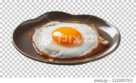 溏心煎蛋（AI 生成素材） 122885701