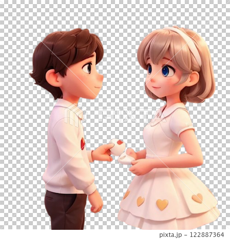 White Day: Returning chocolate to your special someone 122887364