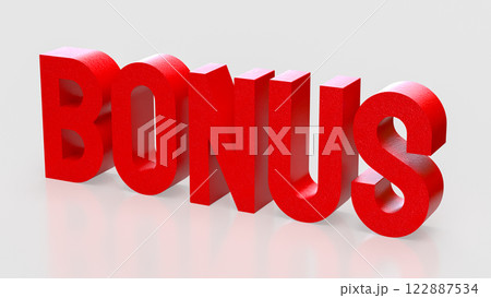 Bonus for Reword for Job or Business concept 3d Rendering. 122887534