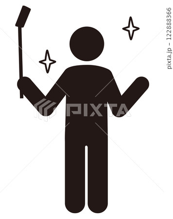 動画配信者のピクトグラム 動画配信者のピクトグラム 122888366