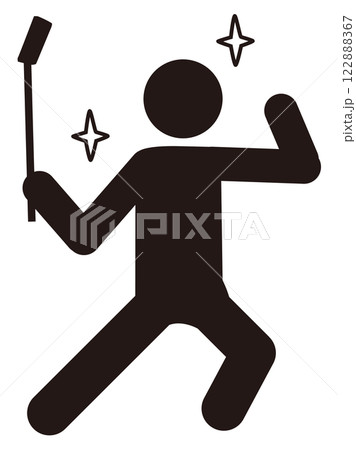 動画配信者のピクトグラム 122888367