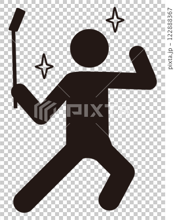 動画配信者のピクトグラム 122888367