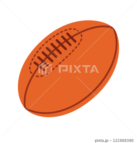 ラグビーボール 122888380