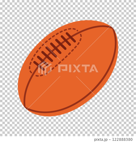ラグビーボール 122888380