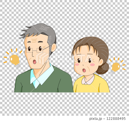 Elderly couple has an idea 122888495