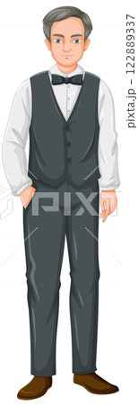 Elegant Gentleman in Formal Attire 122889337
