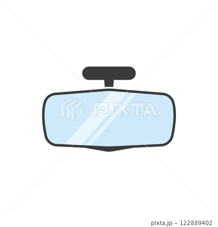 Car rear view mirror 122889402
