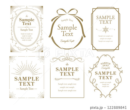 エレガントでアンティークなフレーム色々 エレガントでアンティークなフレーム色々 122889841