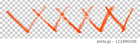 red pencil strokes isolated on transparent background red pencil strokes isolated on transparent background 122890206