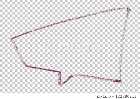 Separate dark purple speech bubble on transparent background. Separate dark purple speech bubble on transparent background. 122890213