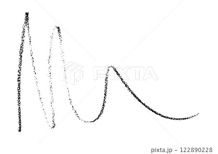 black pencil strokes isolated on transparent background 122890228