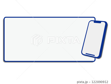 スマートフォンと吹き出し 122890912