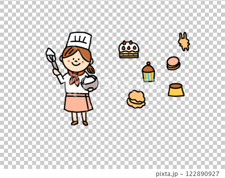 パティシエさん 122890927