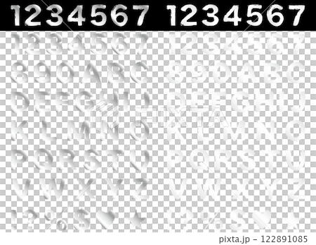 文字、筆、6白 文字、筆、6白 122891085