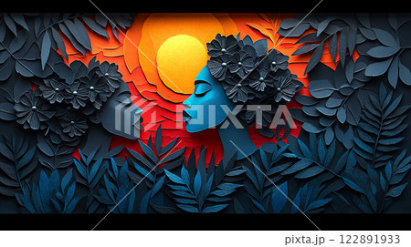 Emancipation Day, resiliencEmancipation Day, resilience and perseverance, papercut illustratione and perseverance, papercut illustration Emancipation Day, resiliencEmancipation Day, resilience and perseverance, papercut illustratione and perseverance, papercut illustration 122891933