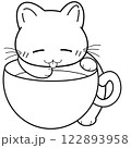 cat in a bowl 122893958