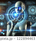 AIロボットが画面操作をしている 122894463