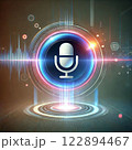 音声マイクのイメージ画像 122894467