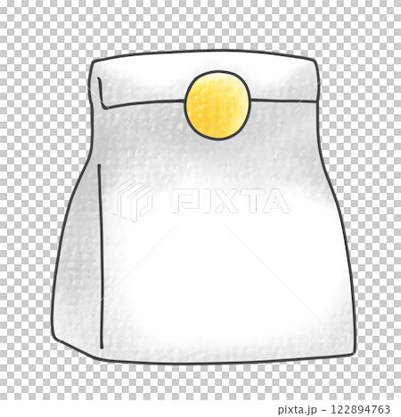 Loose and simple paper bag wrapping, analog style Loose and simple paper bag wrapping, analog style 122894763