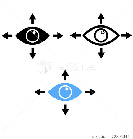 Expand view icon. Full screen size sign. Directional view symbol. flat style. Expand view icon. Full screen size sign. Directional view symbol. flat style. 122895346