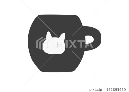 コーヒーカップのイラスト 122895450