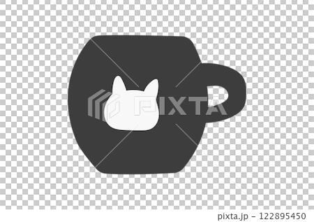 コーヒーカップのイラスト 122895450