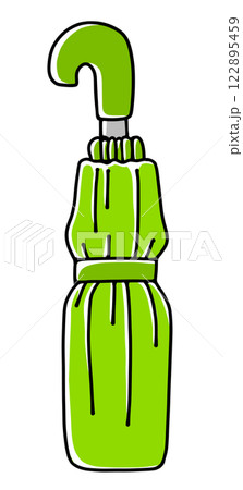 ゆるめシンプルな袋なし折り畳み傘 ベタ塗り ゆるめシンプルな袋なし折り畳み傘 ベタ塗り 122895459