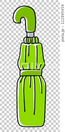 ゆるめシンプルな袋なし折り畳み傘 ベタ塗り ゆるめシンプルな袋なし折り畳み傘 ベタ塗り 122895459