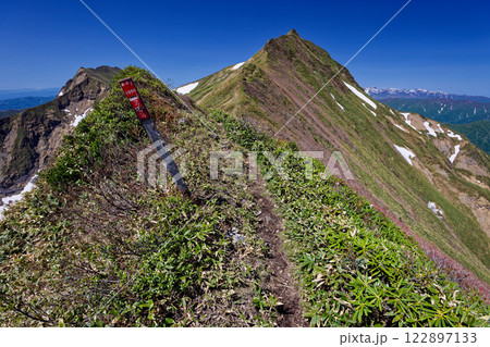 谷川連峰縦走路から見るオジカ沢ノ頭 谷川連峰縦走路から見るオジカ沢ノ頭 122897133